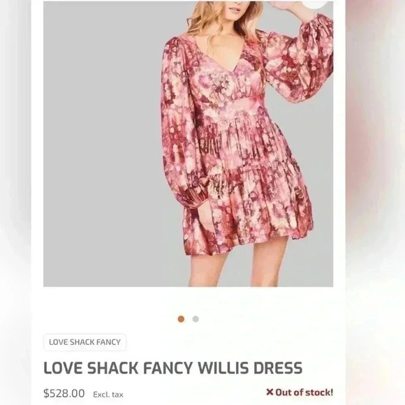 LoveShackFancy Willis Dress NEW - Picture 7 of 8